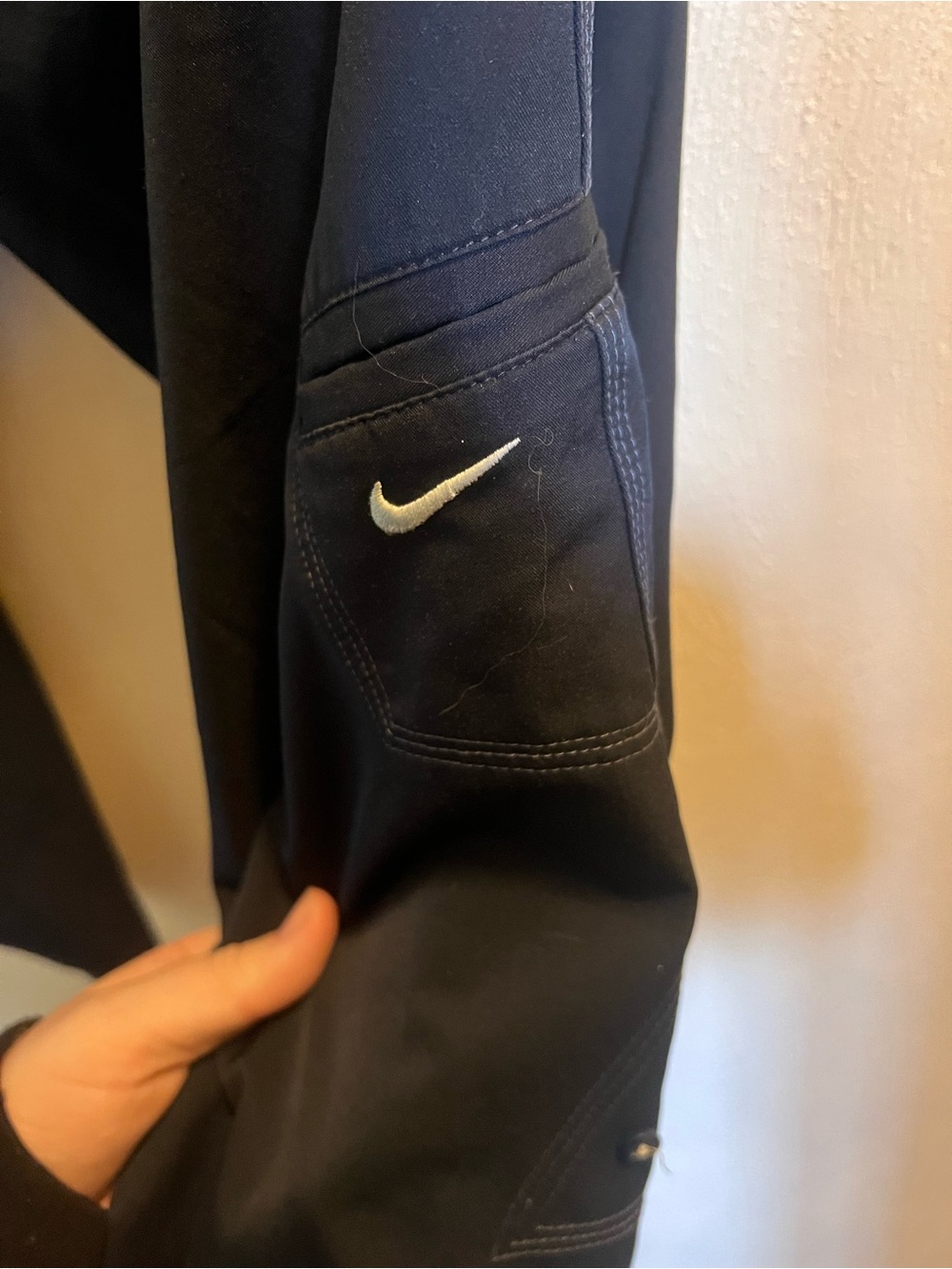 Nike Black Athletic Capris with Swoosh Tag
